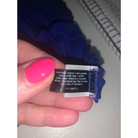 The Limited royal blue black tank top small - Picture 6 of 7